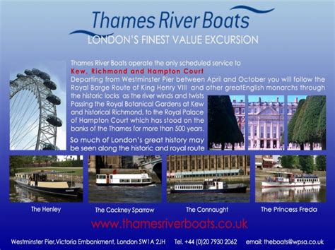 The River Thames Guide - Thames River Cruise / Boat Trips - Thames ...