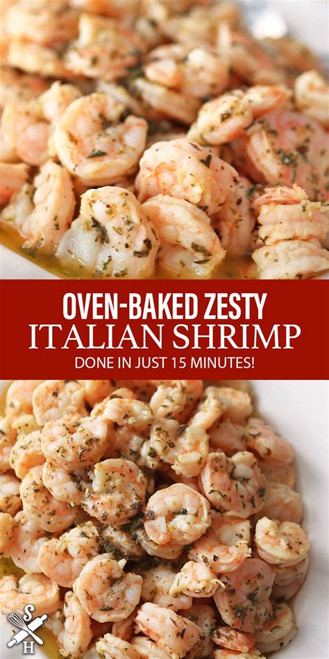 Oven-Baked Zesty Italian Shrimp Recipe