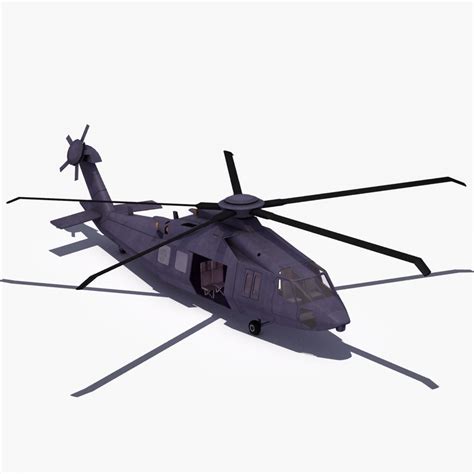 3d model special forces mh x stealth