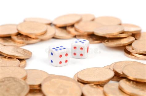 dice  coin stock photo image  business glow decisions