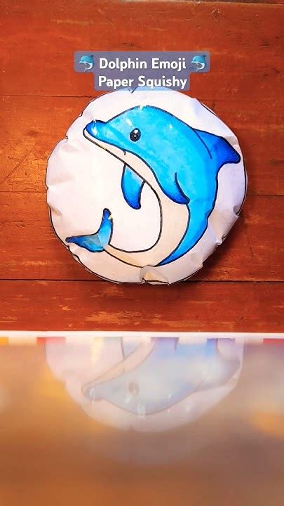 dolphin emoji paper squishy dolphin papersquishy diy squishy