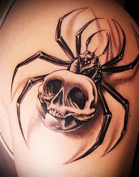 21 Temporary Cute Spider Tattoo For Women