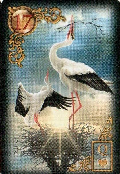 17 карта АИСТ Золотые Мечты Ленорман Чиро Маркетти | Tarot decks art ...