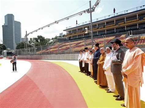 Singapore track blessed ahead of annual F1 night race - TODAY