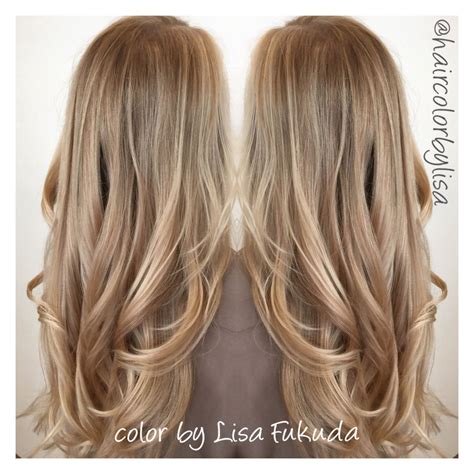 Perfect Blonde Balayage Highlights clear Glaze Olaplex color service by ...