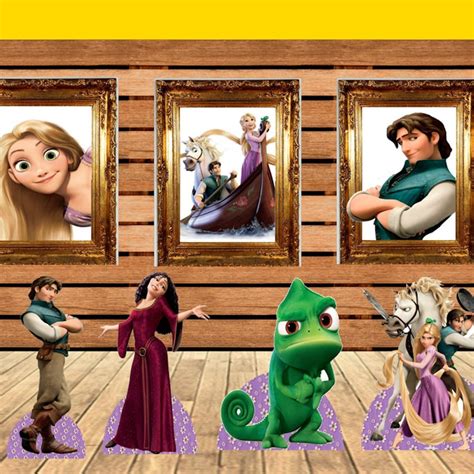 Painel Rapunzel Para Imprimir