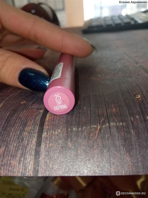 Помада-стик MAYBELLINE Superstay Ink Crayon - «Отличная матовая помада ...