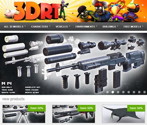 10 Best Places to Buy and Sell 3D Models - Buy High-quality 3D Models