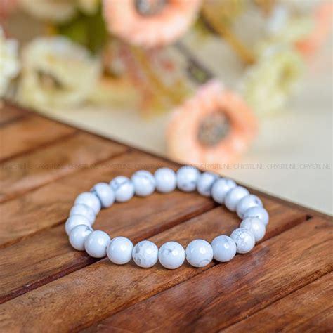 Howlite Bracelet - Calm and Serene | Crystline