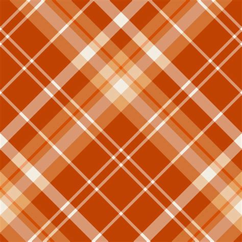 Seamless pattern in autumn orange colors for plaid, fabric, textile