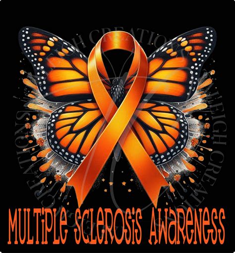MS Png, Multiple Sclerosis Awareness Png, MS Butterfly Png - Digital