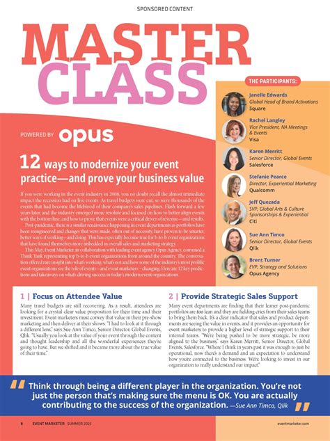12 Ways to Modernize Your Event Practice—and Prove Your Business Value