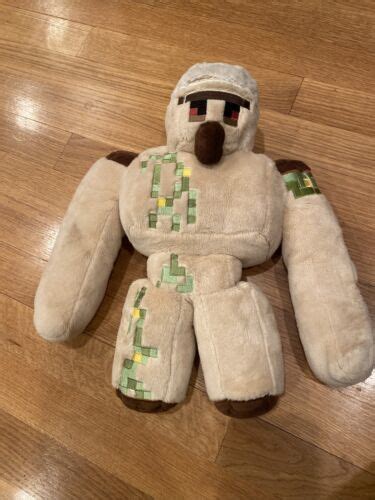 Mojang Minecraft Iron Golem Plush Jinx Stuffed Doll Spin Masters ...