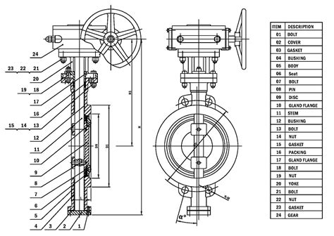tripple offset butterfly valve ntgd