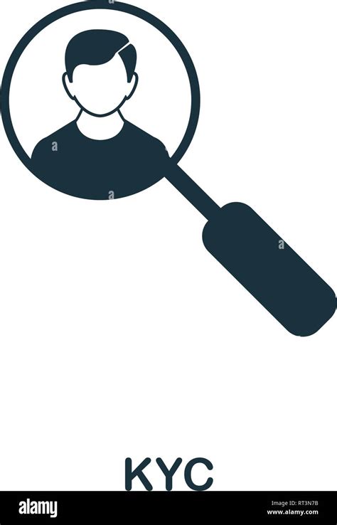 kyc icon creative element design  fintech technology icons