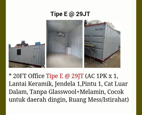 sentra modifikasi kontainer ph office container tipe