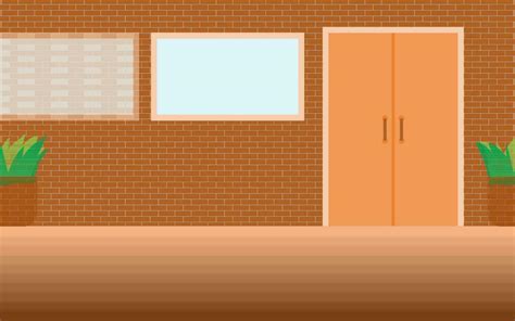 Empty space for a kids brick wall. Background No People. School Corridor Interior 24684954 ...