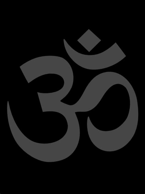 Omen Symbol on Black Background