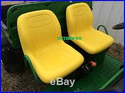 New Pair of Genuine John Deere Gator seats in Yellow | John Deere Gator