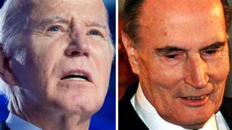 joe biden tells crowd   met   french president