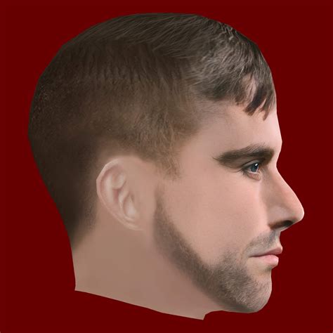 luke shaw head  poly head  game  model  nammichael