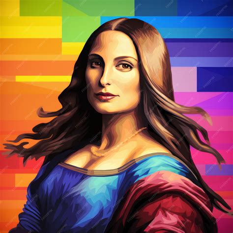 Premium Photo | Mona Love Revolutionizing Gay Design with Mona Lisa PNG