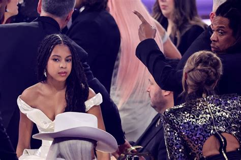 blue ivy   elegant  grammys   white dress  platform