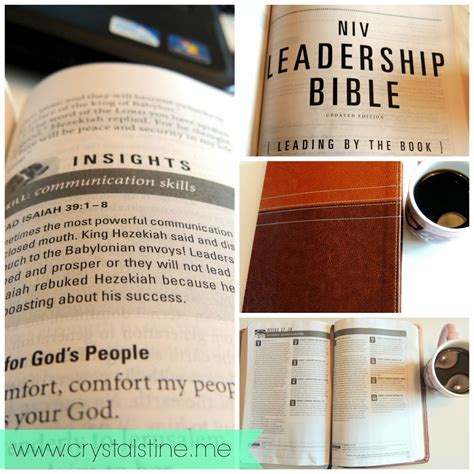 Book Review: The NIV Leadership Bible - Crystal Stine