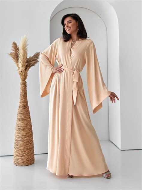 Long Silk Robe Bridesmaid Robes Long Bridal Robe Dressing Gown Wedding ...