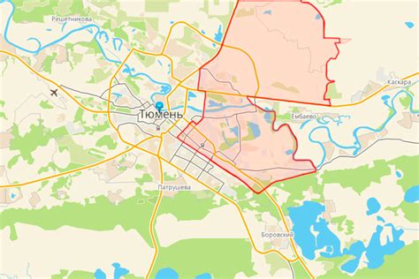 Ленинский округ Тюмени: улицы, карта, ориентиры.