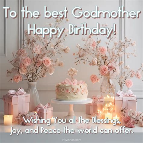 Heartfelt Happy Birthday Wishes for Your Godmother