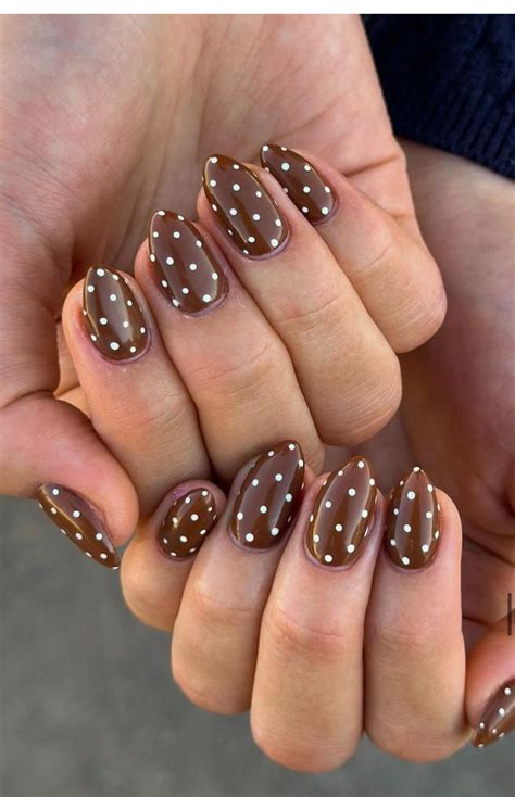 by ellie on nailsss in 2025 | Dots nails, Polka dot nails, Summery ...
