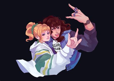 [OC] Chrissy and Eddie Fanart by me! : r/StrangerThings