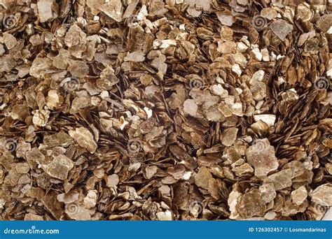 Vermiculite Mineral Isolated Stock Image - Image of natural, geological ...