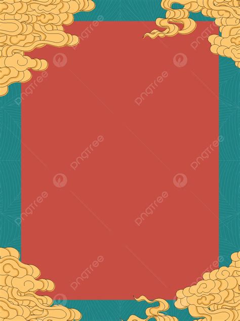 Retro Illustration National Trend E Commerce Background Wallpaper Image