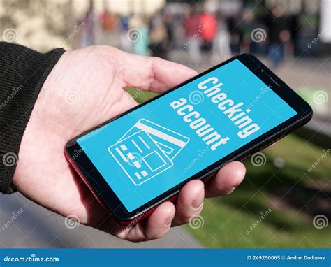 checking account card  shown   text stock image image