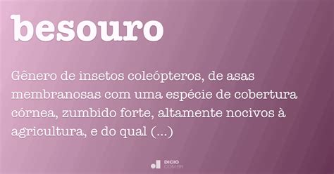 Como Se Escreve A Palavra Besouro - Besouro - Dicio, Dicionário Online de Português