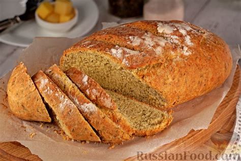 Рецепт: Хлеб-батон "Укропный" на RussianFood.com