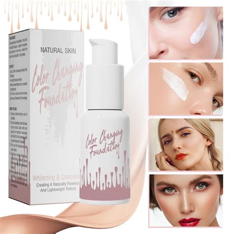 Color Changing Foundation All Day Colour Changing Liquid Foundation ...