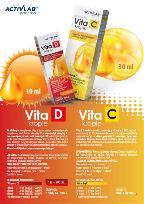 VITA D3 - krople z witaminą D3 | Activlab