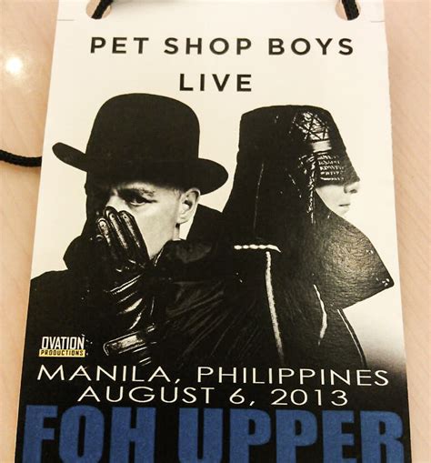 PET SHOP BOYS Electric Tour in Manila ~ Shie Went To Town