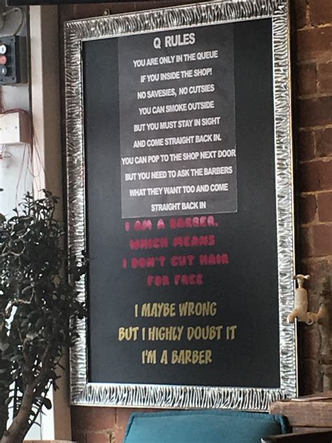 My local barbers have had their fair share of CB : r/ChoosingBeggars