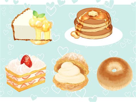 スイーツイラスト おしゃれ – スイーツ イラスト フリー素材 – YLST
