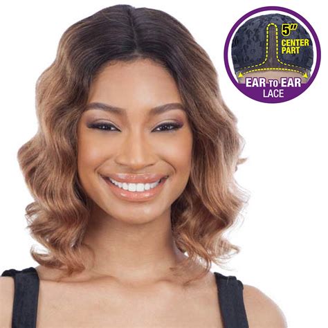 Shake-N-Go Naked Brazilian Natural 100% Human Hair Lace Front Wig DELI