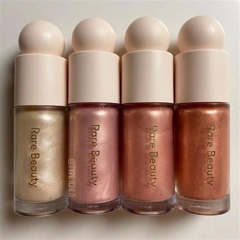 Rare beauty enlighten positive light liquid highlight review swatches ...