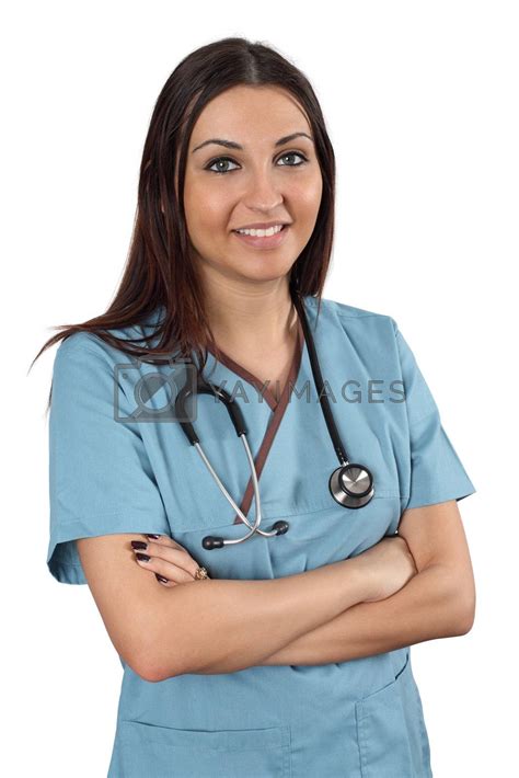 smiling female nurse  sumners vectors illustrations  unlimited