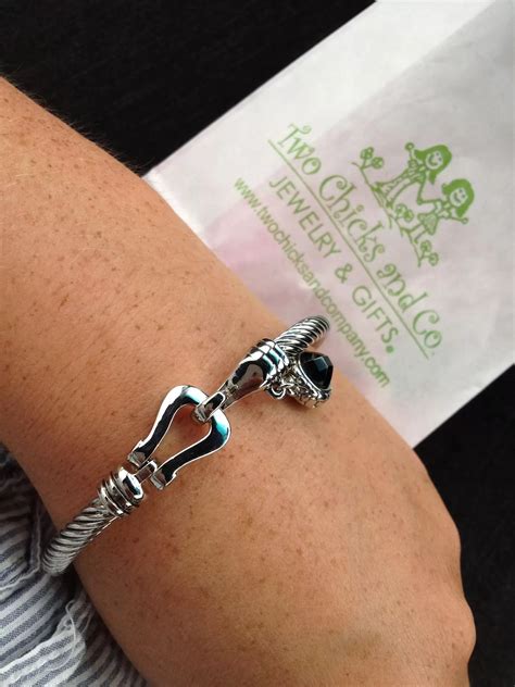 Flexible metal bracelet from Two Chicks and Company Lexington