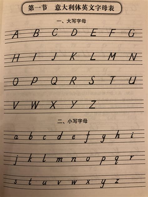 四种日常英文书法字体 - 知乎