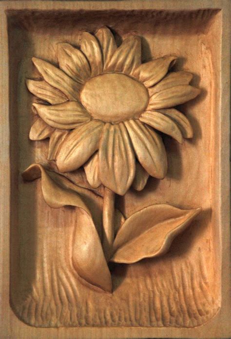 Free Wood Carving Flower Patterns