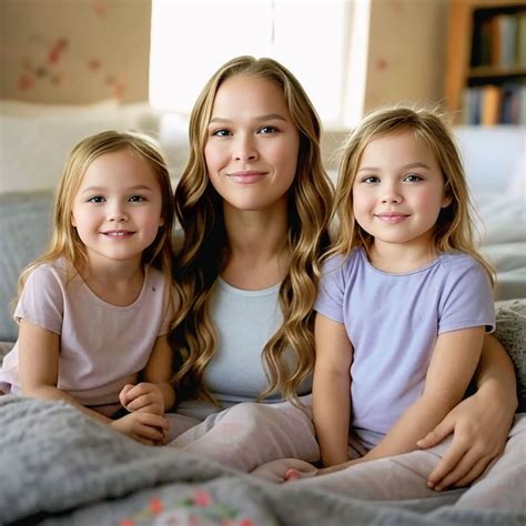 Ronda Rousey With Her Daughter's In... - Rowdy‼️Ronda Rousey | Facebook